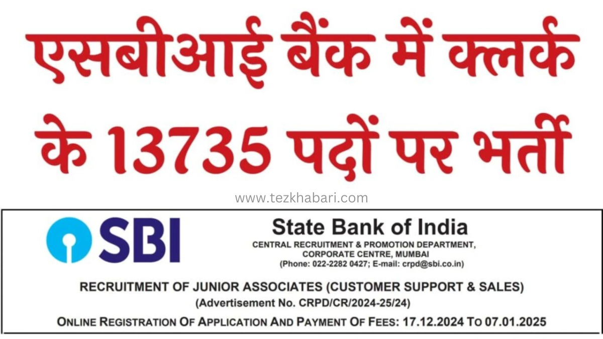 SBI Clerk Recruitment 2024